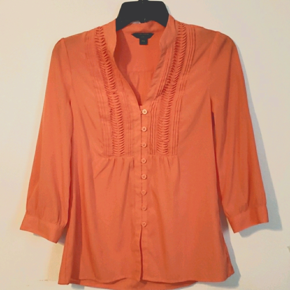 Banana republic mid sleeve top